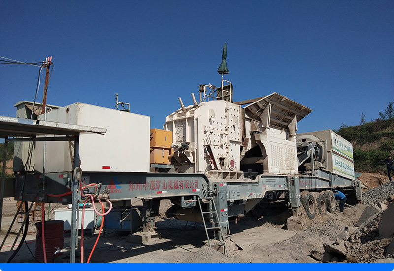 移動建筑垃圾破碎機(jī)