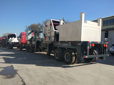 中意礦機(jī)YPC260移動式建筑垃圾破碎站出征浙江麗水